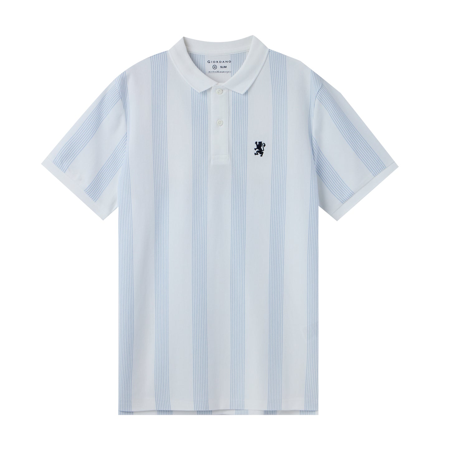 Men's Slim Fit Embroidered Infinite Polo