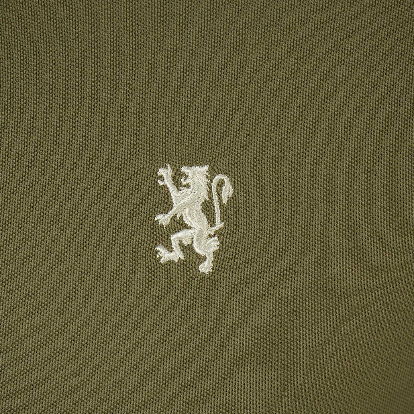 Men's Embroidered Bold Polo - Slim Fit, Cotton Lycra Pique