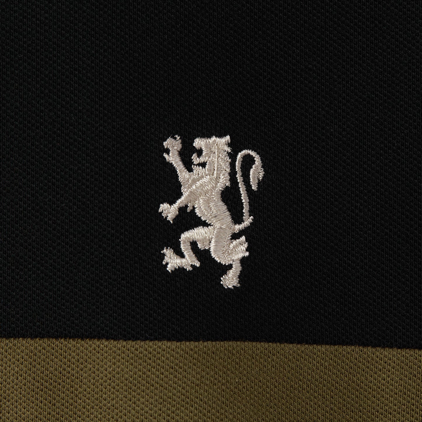 Men's Embroidered Bold Polo - Slim Fit, Cotton Lycra Pique