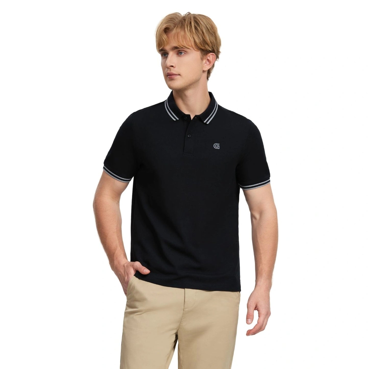 Men's Pique Solid Polo
