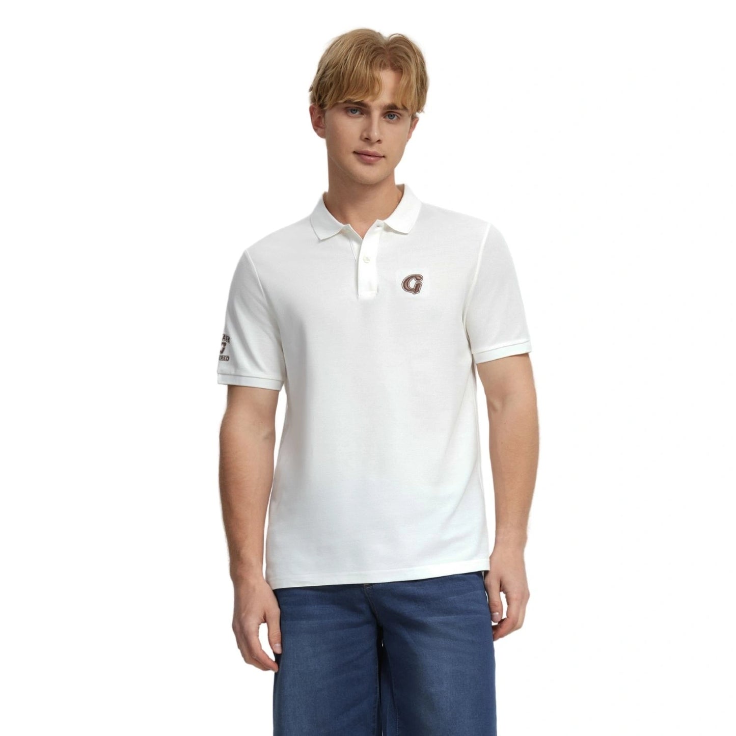 Men's Short Sleeve Solid Polo