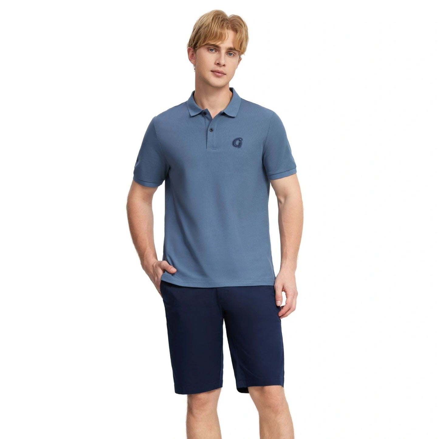 Men's Short Sleeve Solid Polo