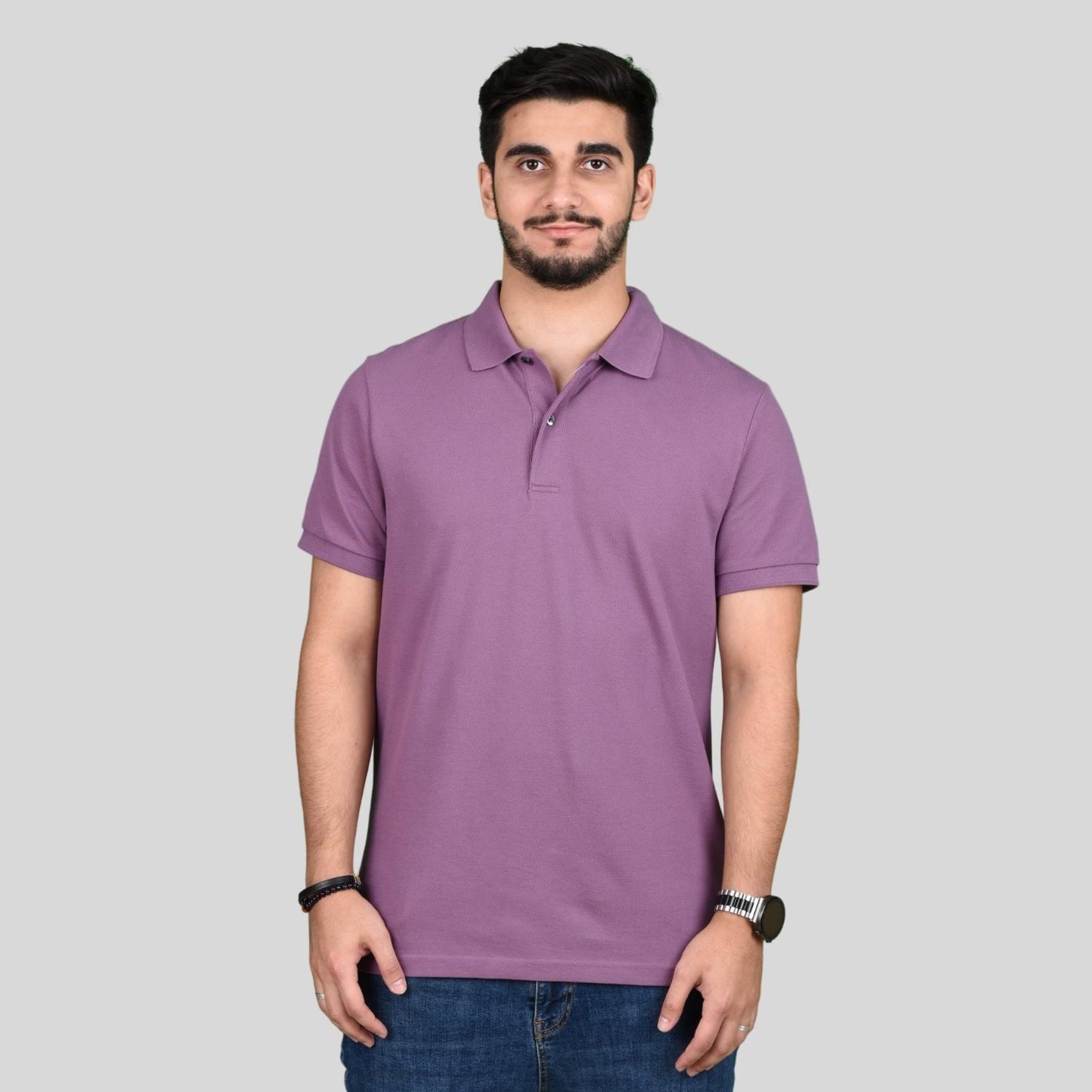 Men Solid Performance Polo