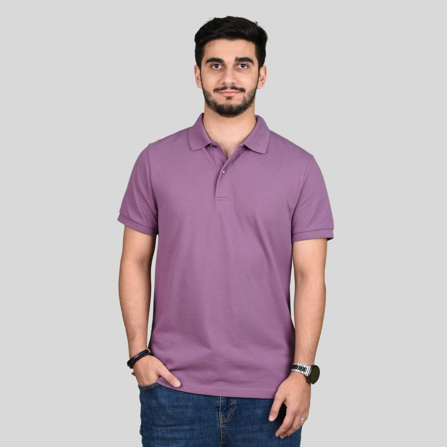 Men Solid Performance Polo