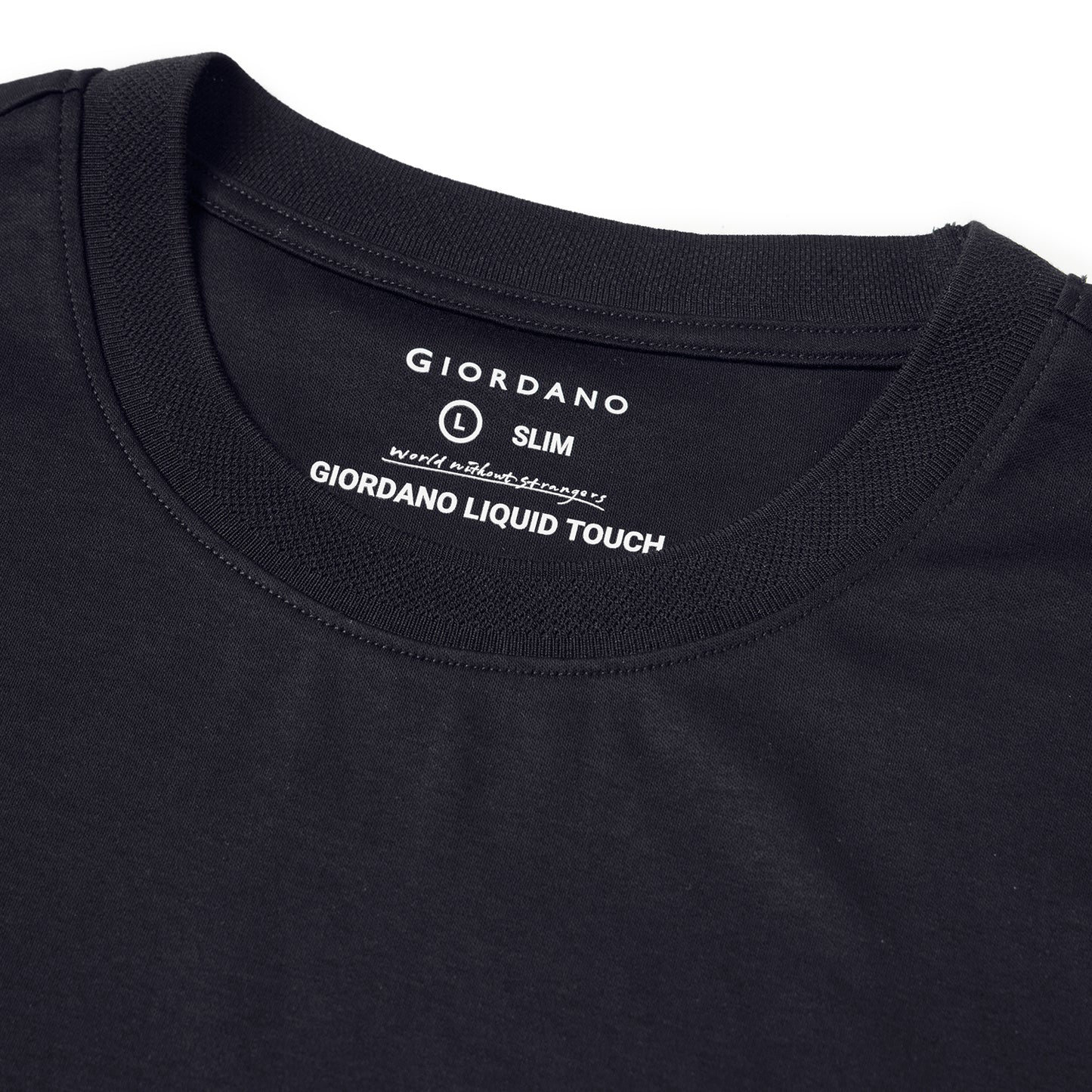 Men's Slim Fit Liquid Touch Tee | | Soft Cotton Crew Neck T-Shirt