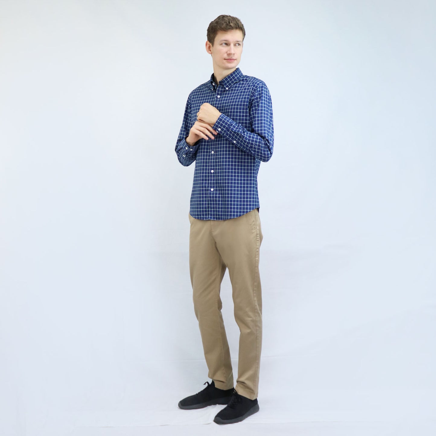 Men's Wrinkle Free Cotton Shirt: Comfort & Style