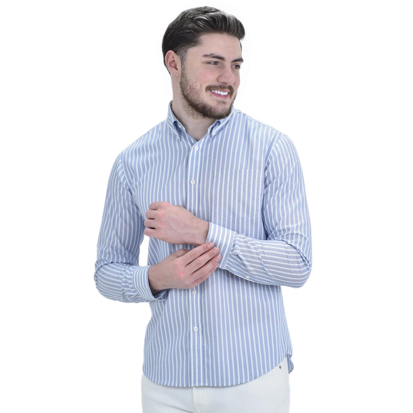 Men's Wrinkle Free Cotton Shirt: Comfort & Style