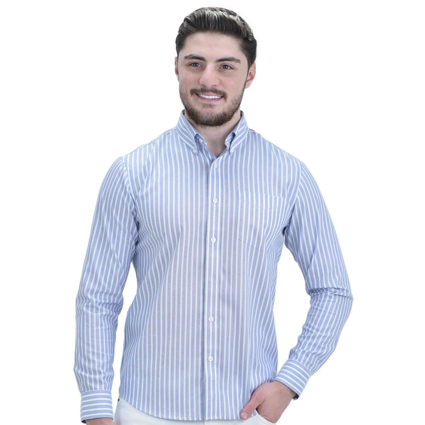 Men's Wrinkle Free Cotton Shirt: Comfort & Style