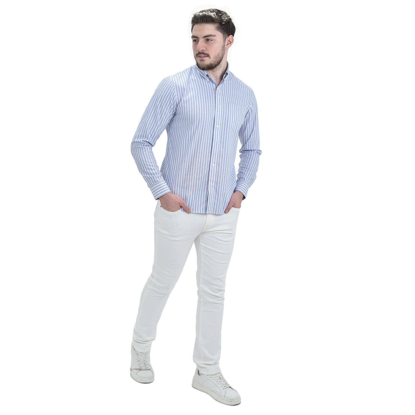 Men's Wrinkle Free Cotton Shirt: Comfort & Style