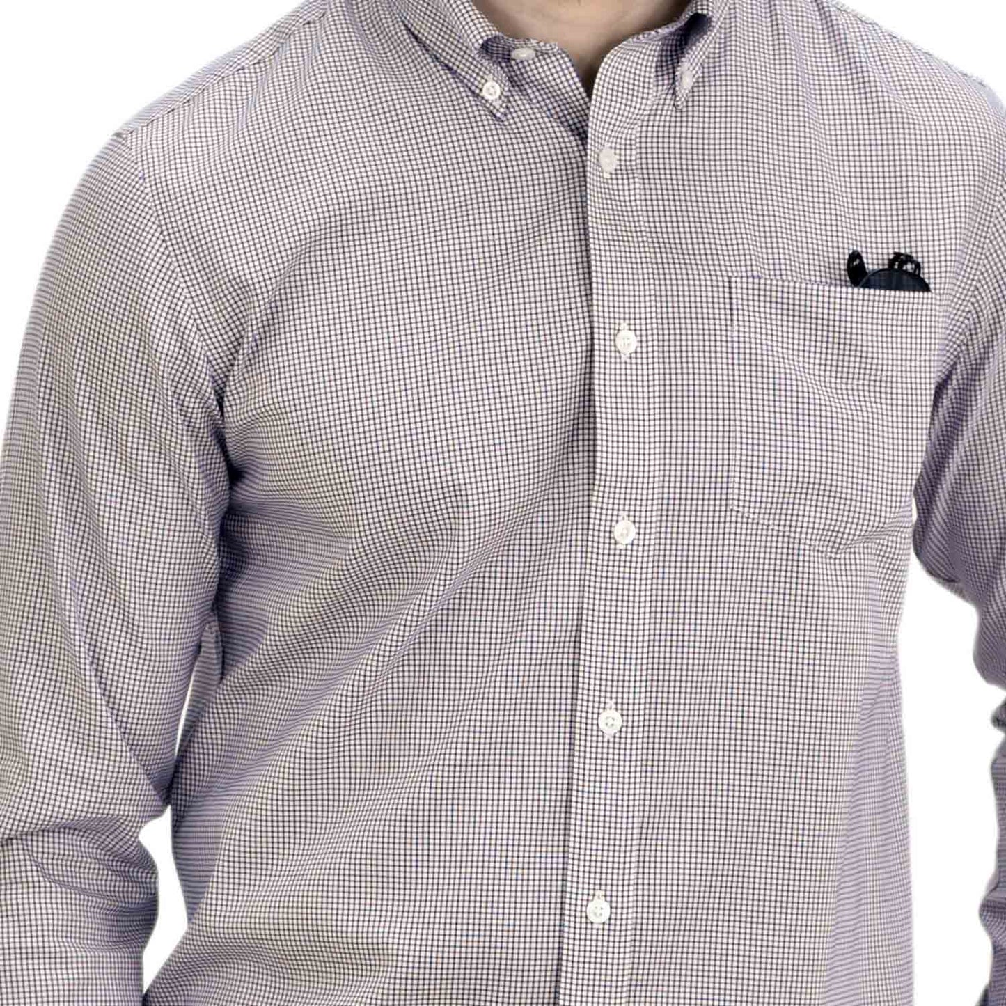 Men's Wrinkle Free Cotton Shirt: Comfort & Style