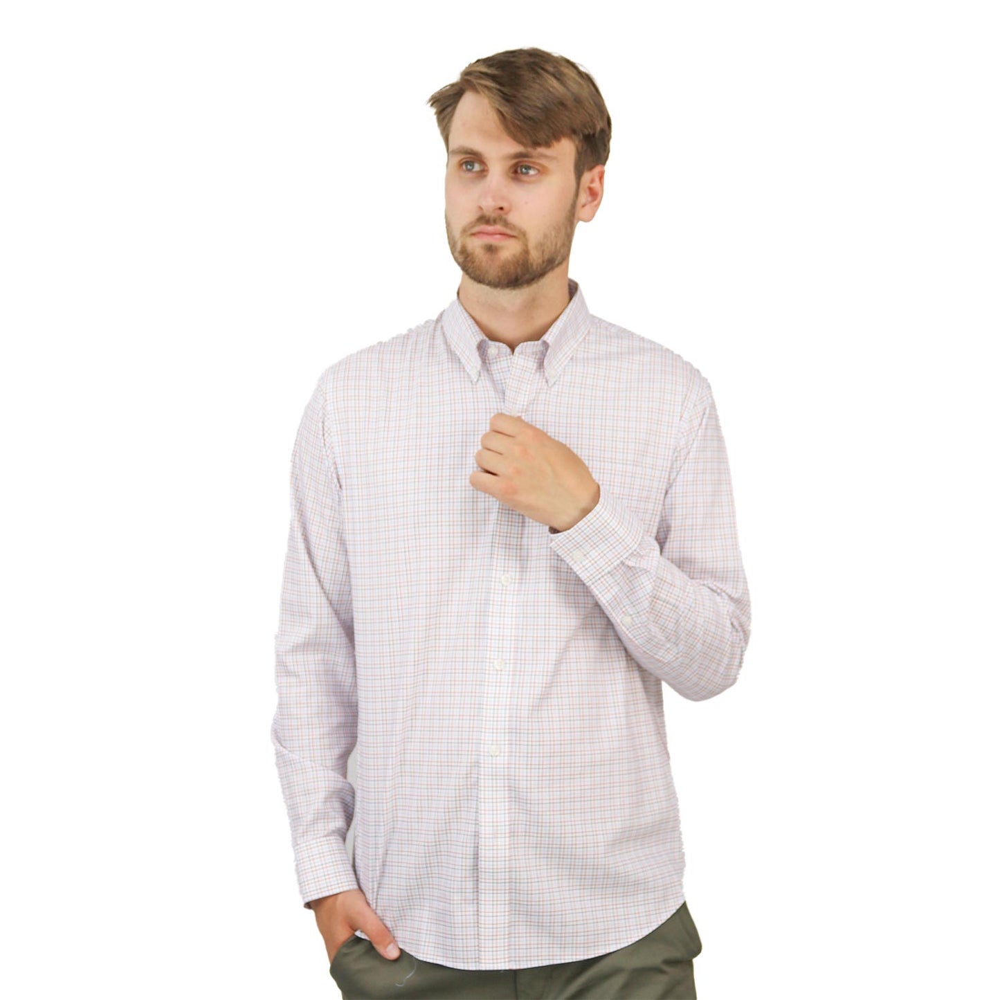 Men's Wrinkle Free Cotton Shirt: Comfort & Style