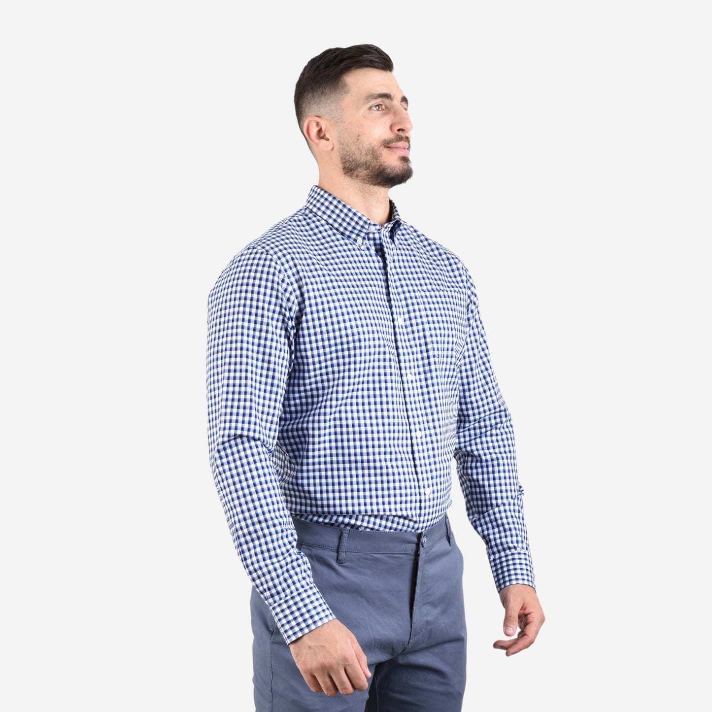 Men's Wrinkle Free Cotton Shirt: Comfort & Style