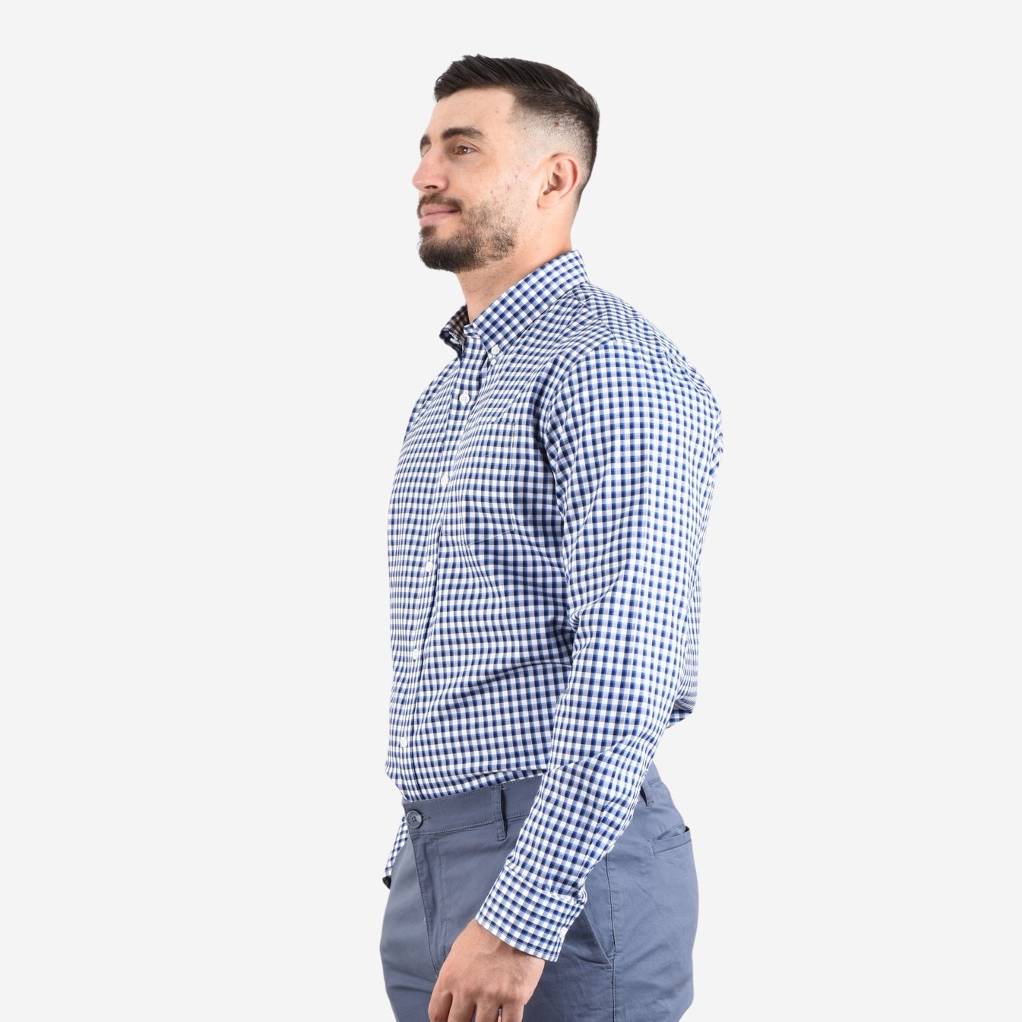 Men's Wrinkle Free Cotton Shirt: Comfort & Style