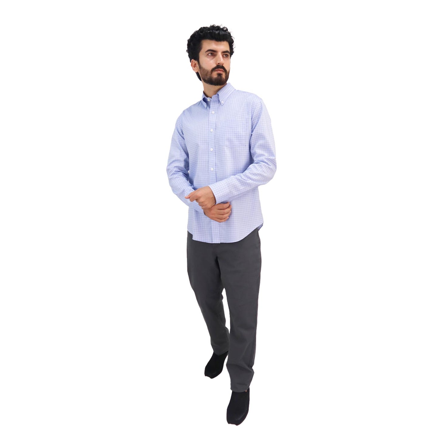 Men's Wrinkle Free Cotton Shirt: Comfort & Style