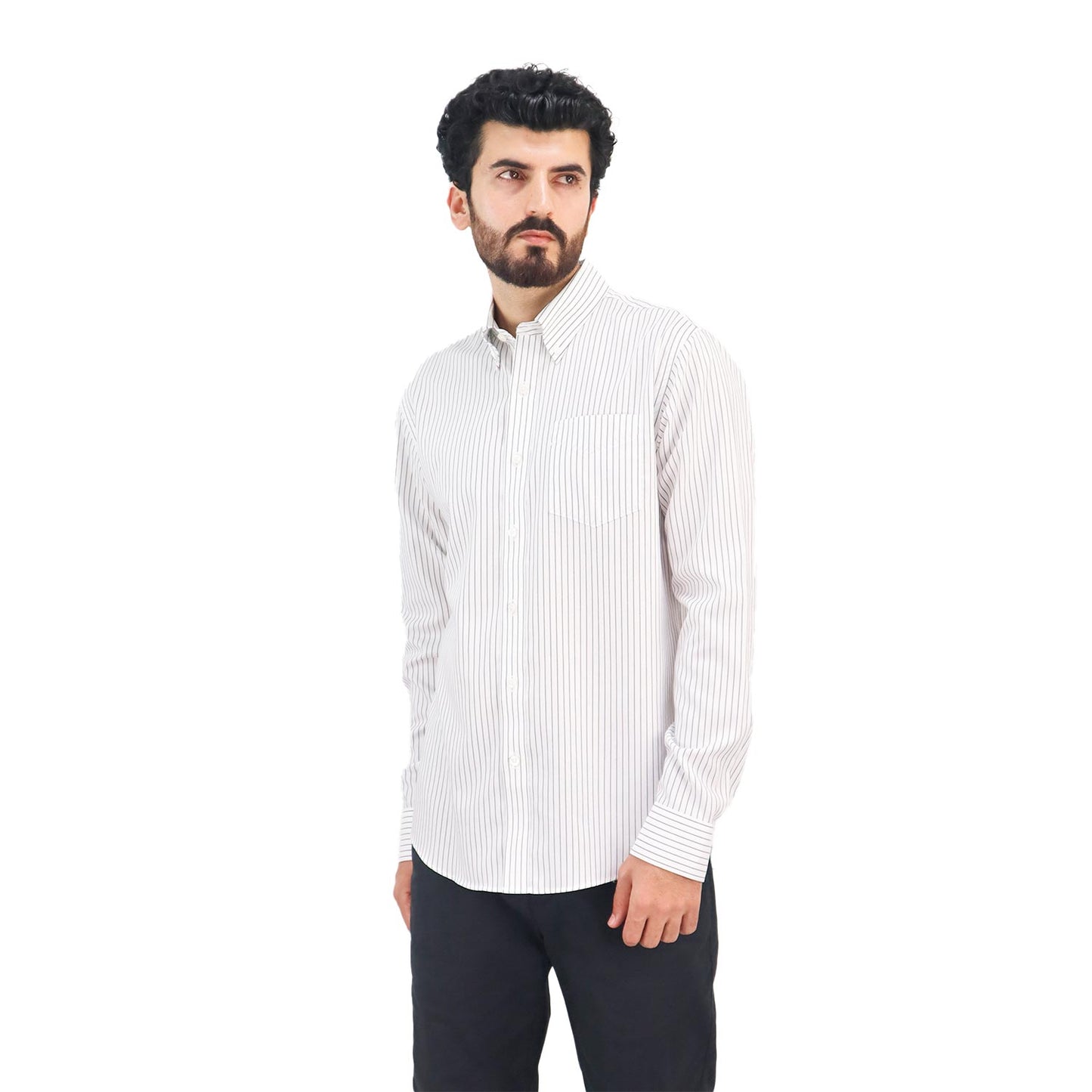 Men's Wrinkle Free Cotton Shirt: Comfort & Style