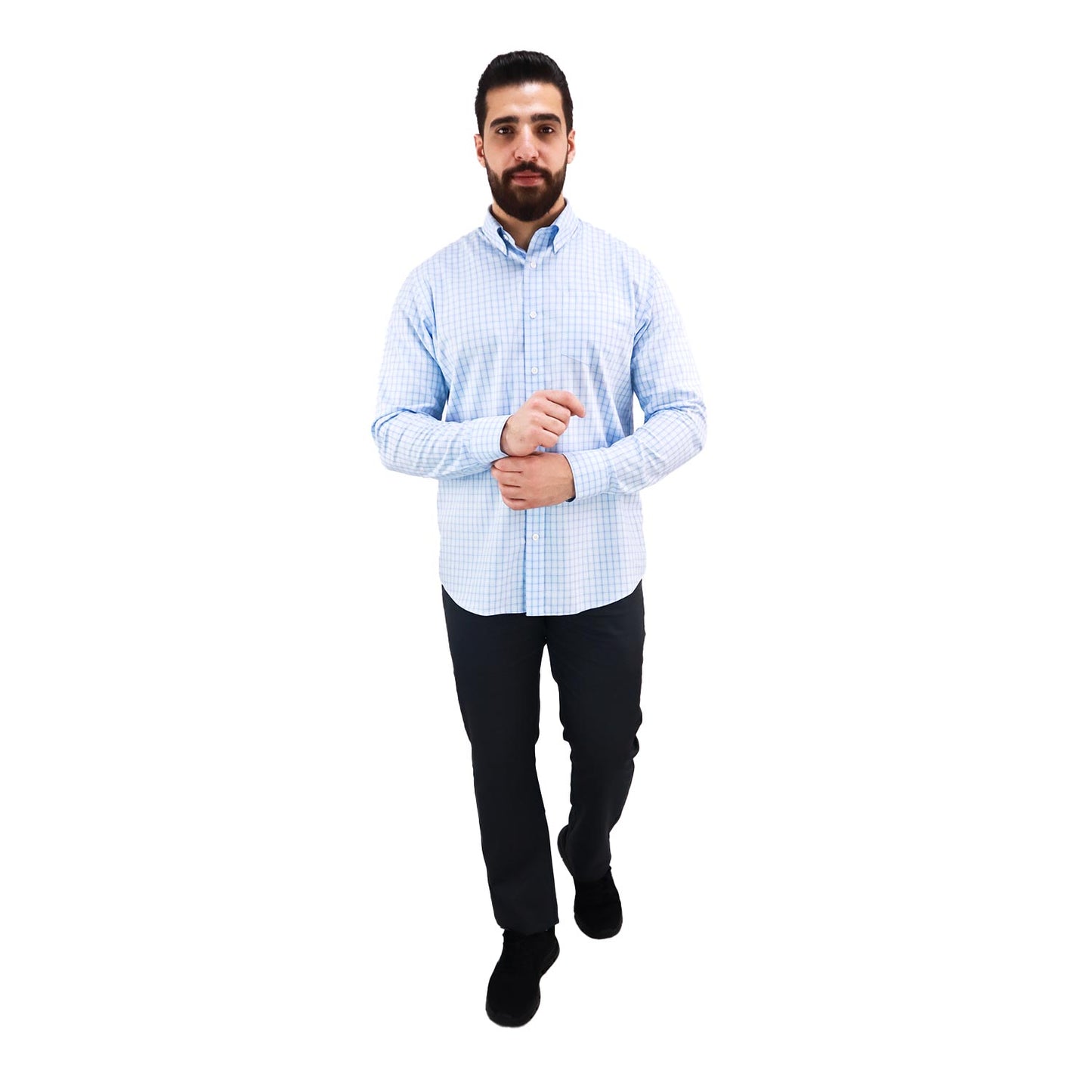 Men's Wrinkle Free Cotton Shirt: Comfort & Style