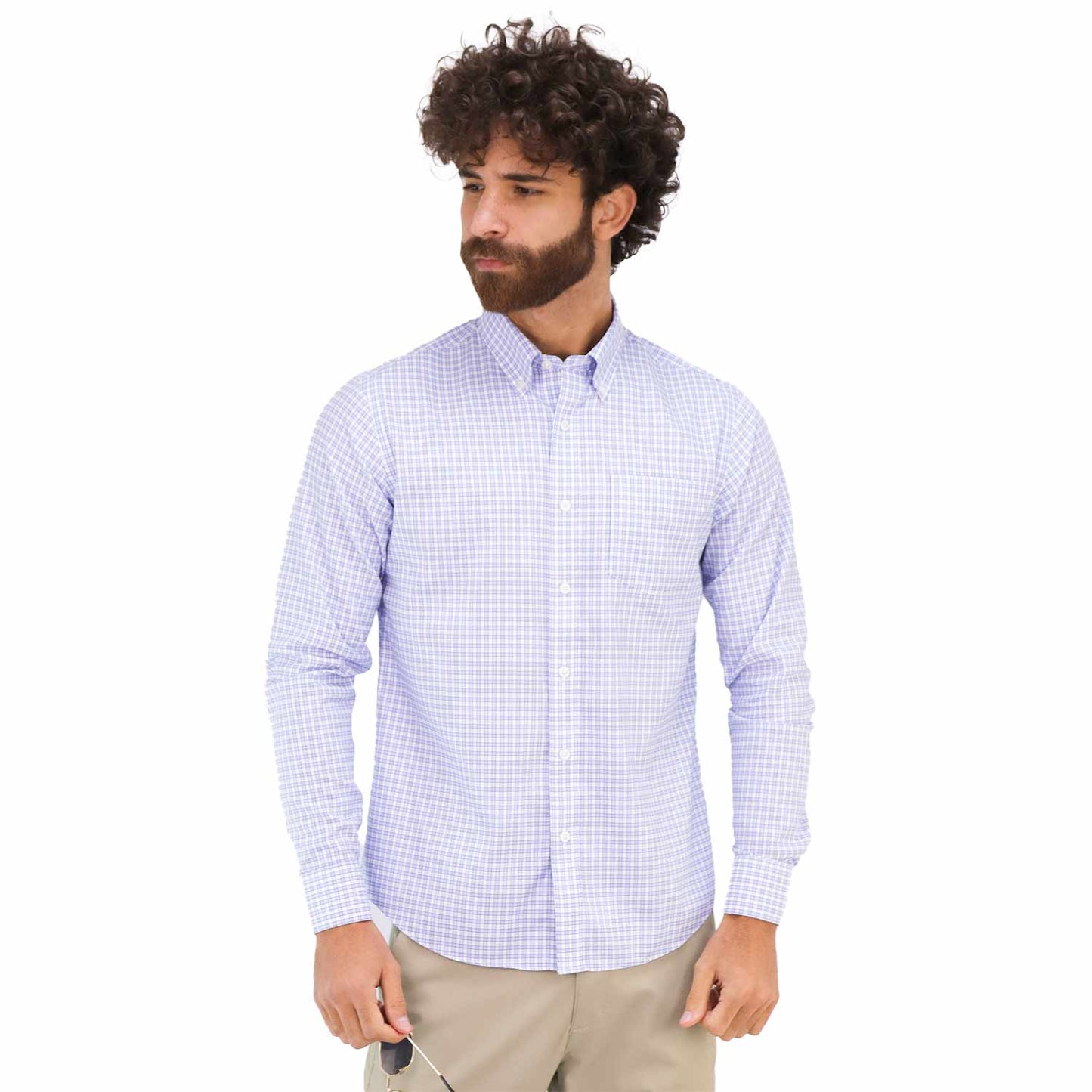 Men's Wrinkle Free Cotton Shirt: Comfort & Style