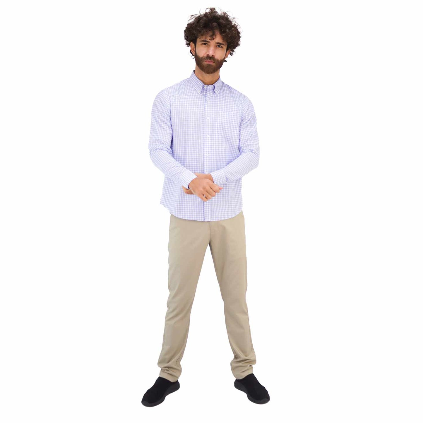 Men's Wrinkle Free Cotton Shirt: Comfort & Style