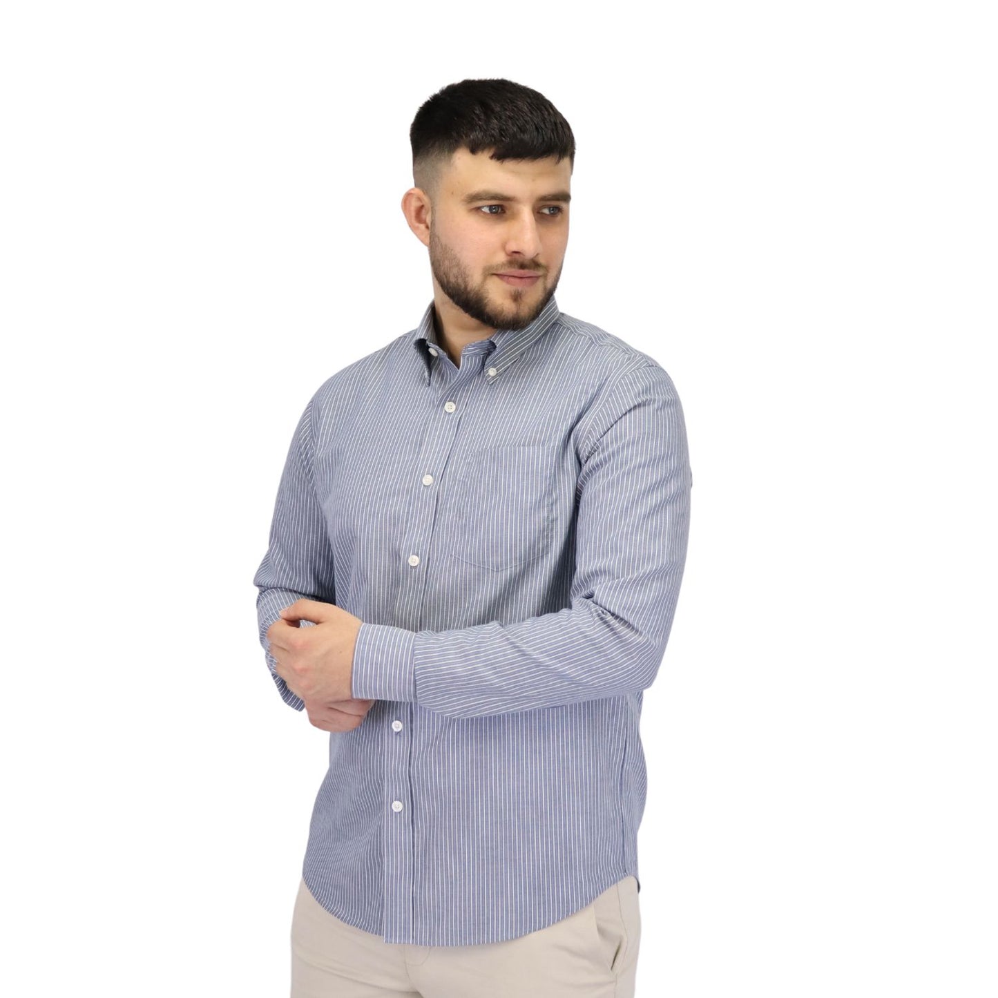 Men's Wrinkle Free Cotton Shirt: Comfort & Style