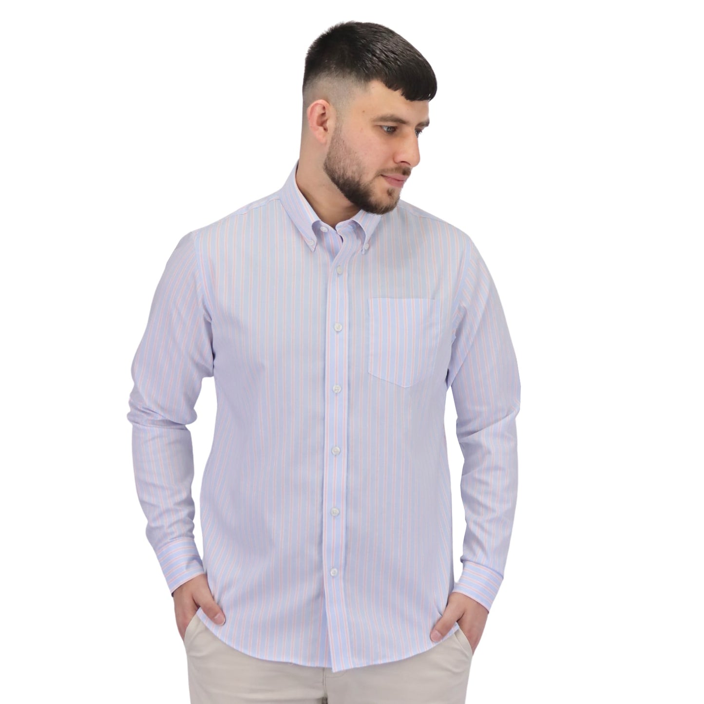 Men's Wrinkle Free Cotton Shirt: Comfort & Style