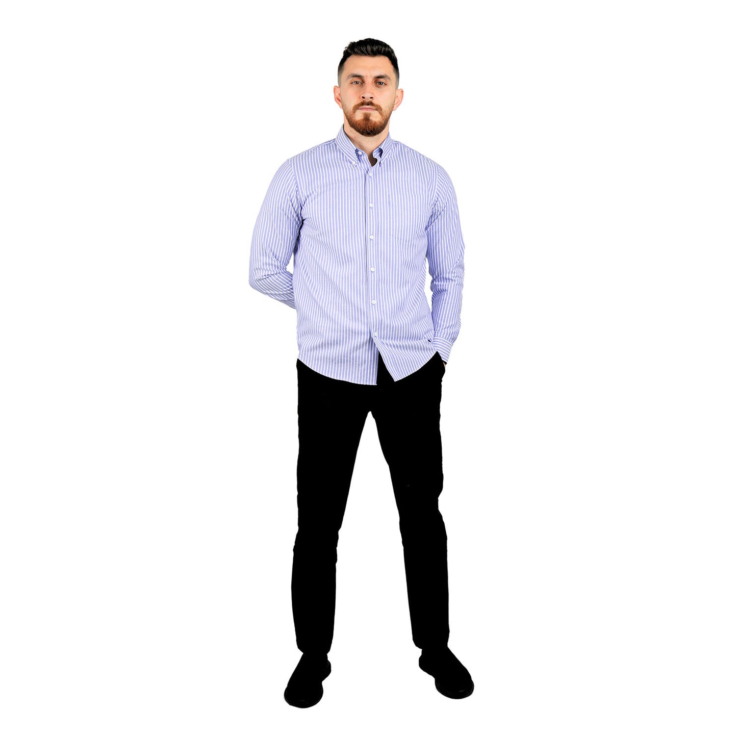 Men's Wrinkle Free Cotton Shirt: Comfort & Style