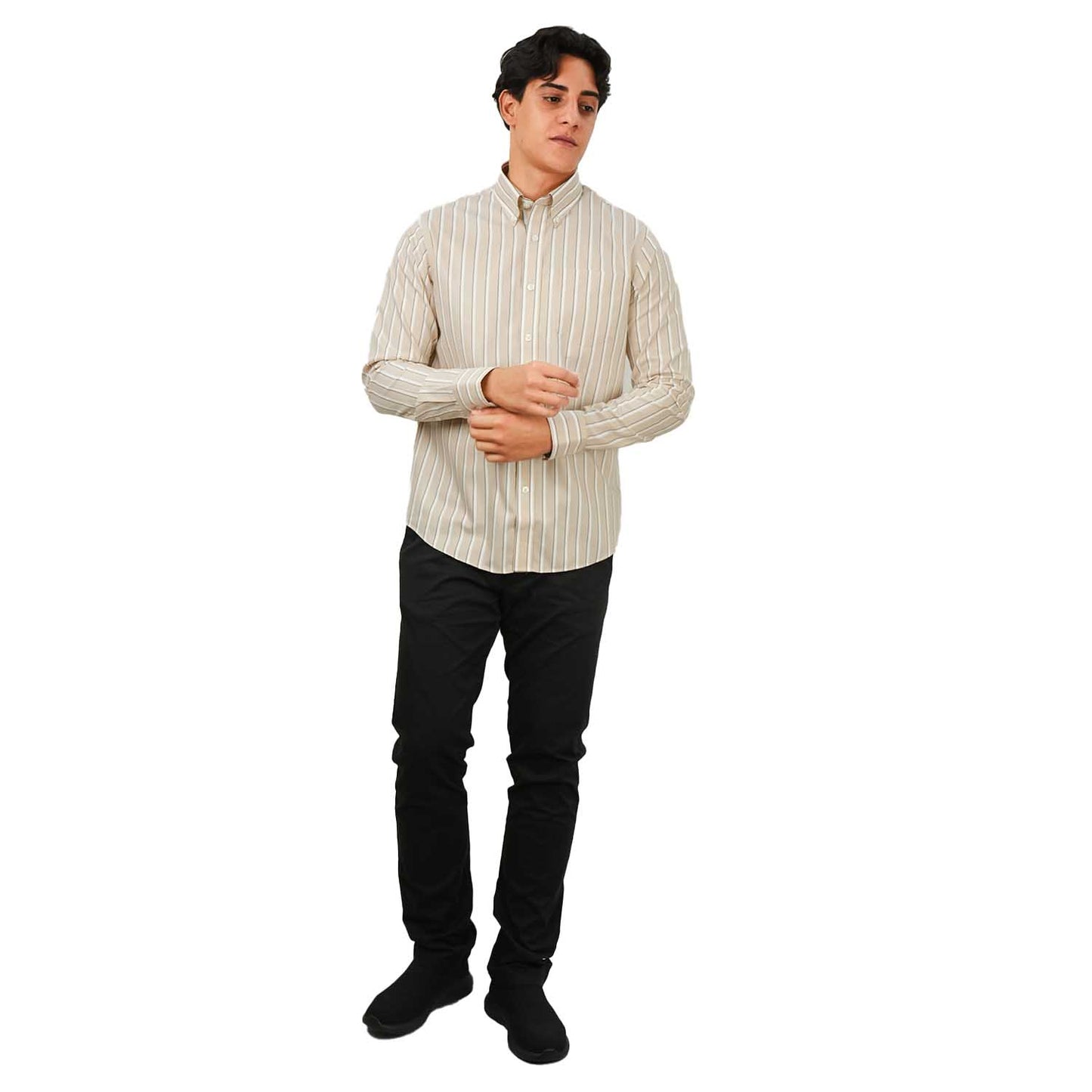 Men's Wrinkle Free Cotton Shirt: Comfort & Style