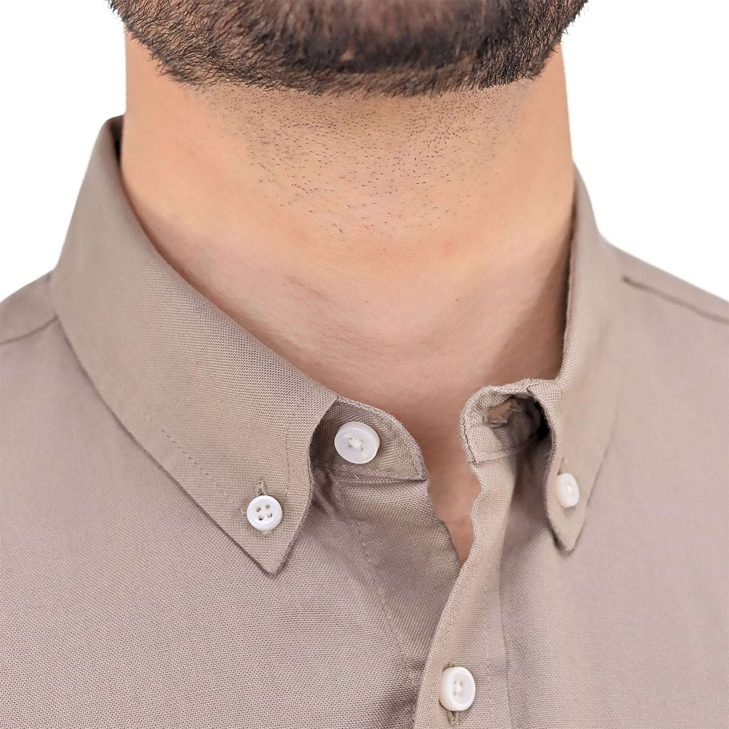 Men's Cotton Oxford Full Opening Long Sleeve Slim Fit Shirt
