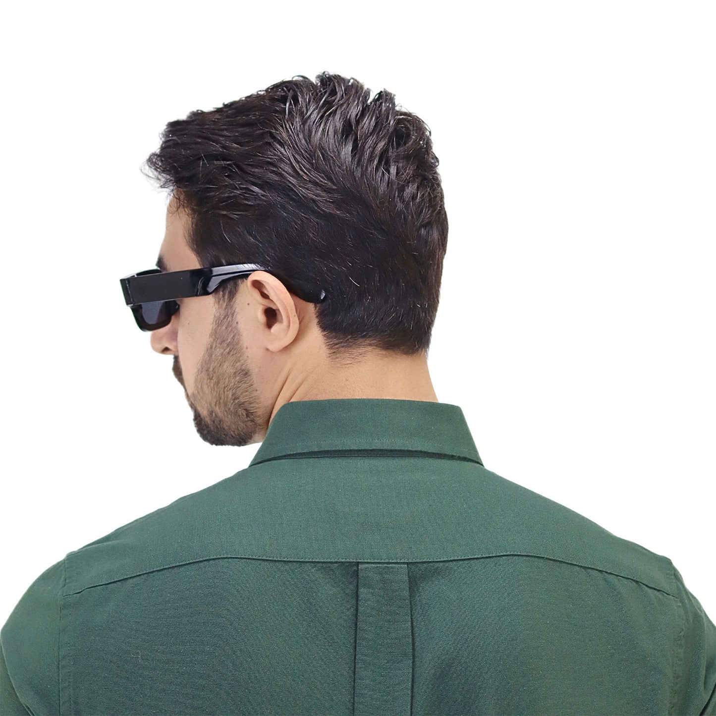 Men's Cotton Oxford Full Opening Long Sleeve Slim Fit Shirt