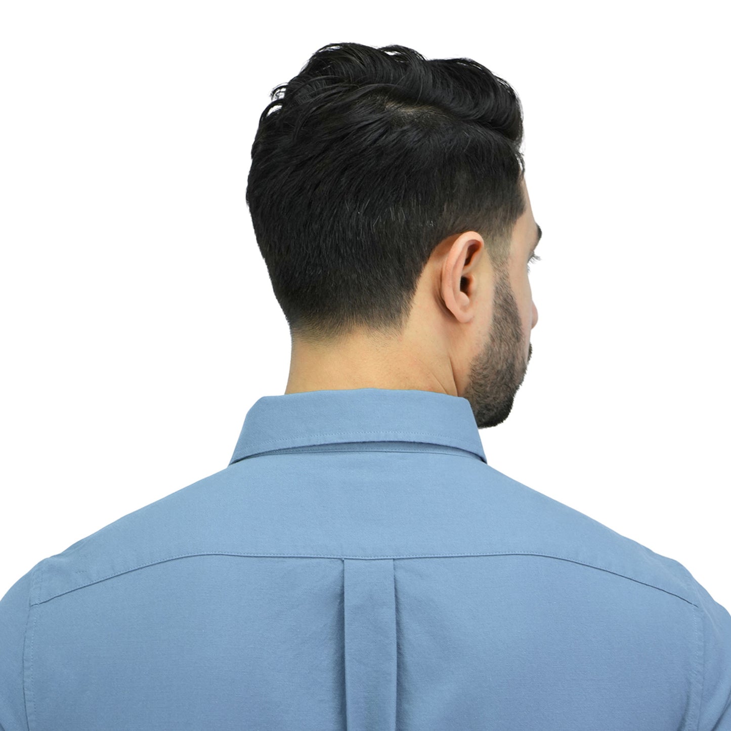 Men's Cotton Oxford Full Opening Long Sleeve Slim Fit Shirt
