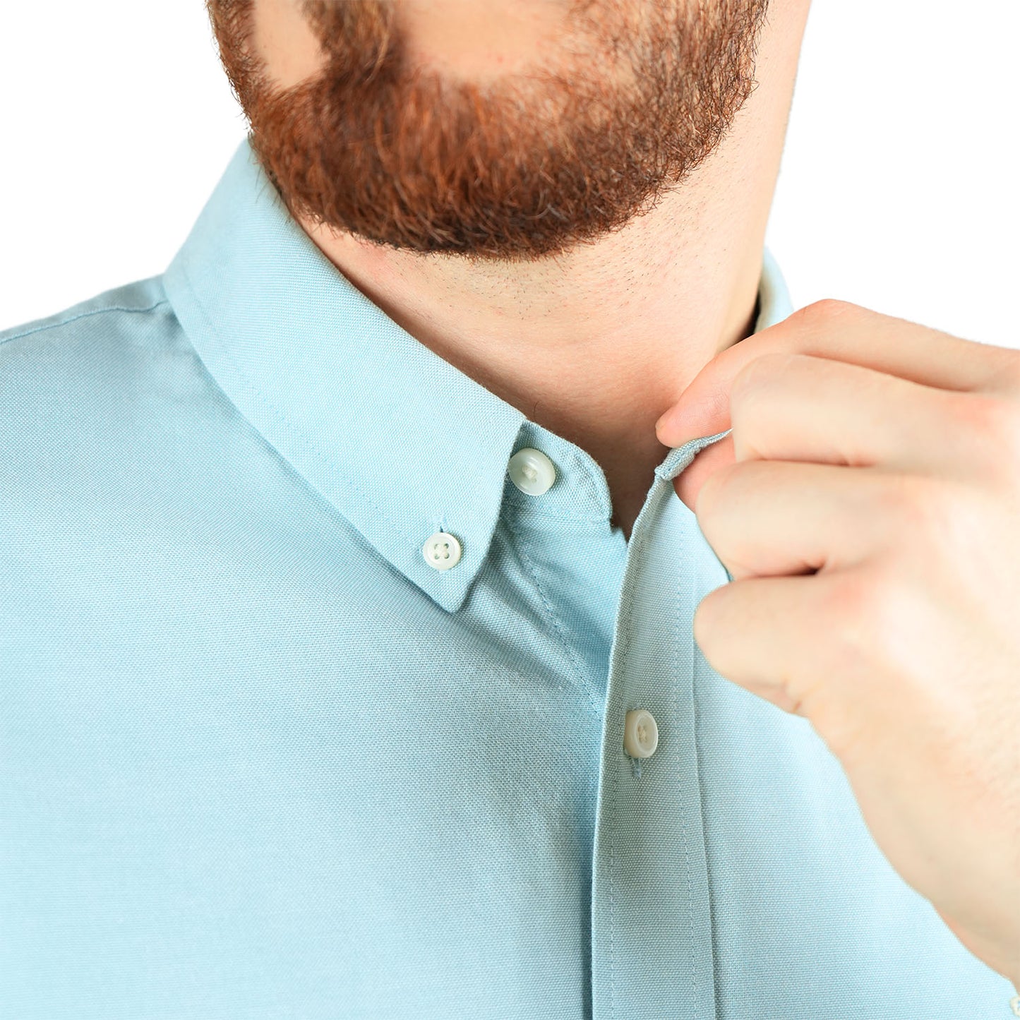 Men's Cotton Oxford Full Opening Long Sleeve Slim Fit Shirt