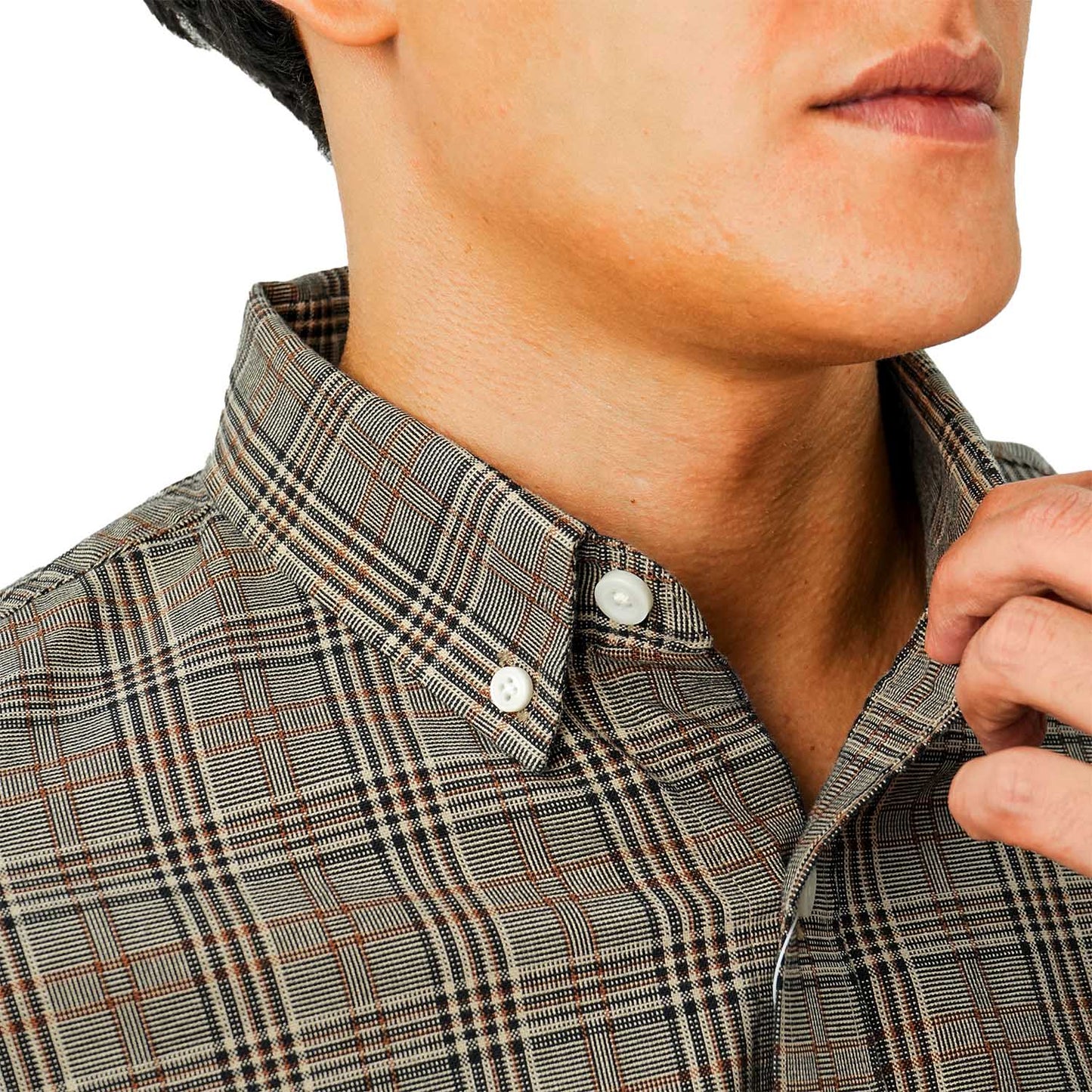 Men's Cotton Oxford Full Opening Long Sleeve Slim Fit Shirt