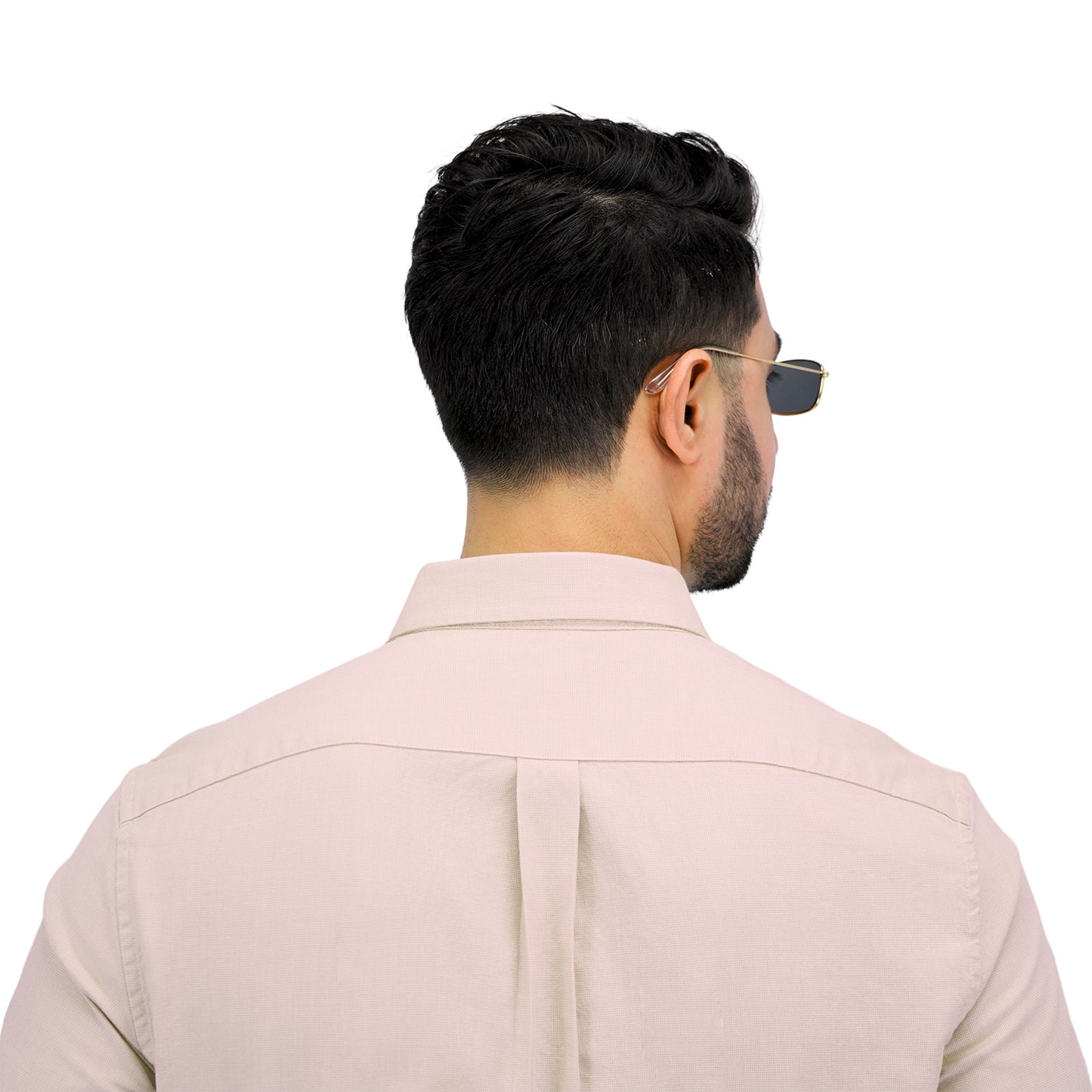 Men's Cotton Oxford Full Opening Long Sleeve Slim Fit Shirt