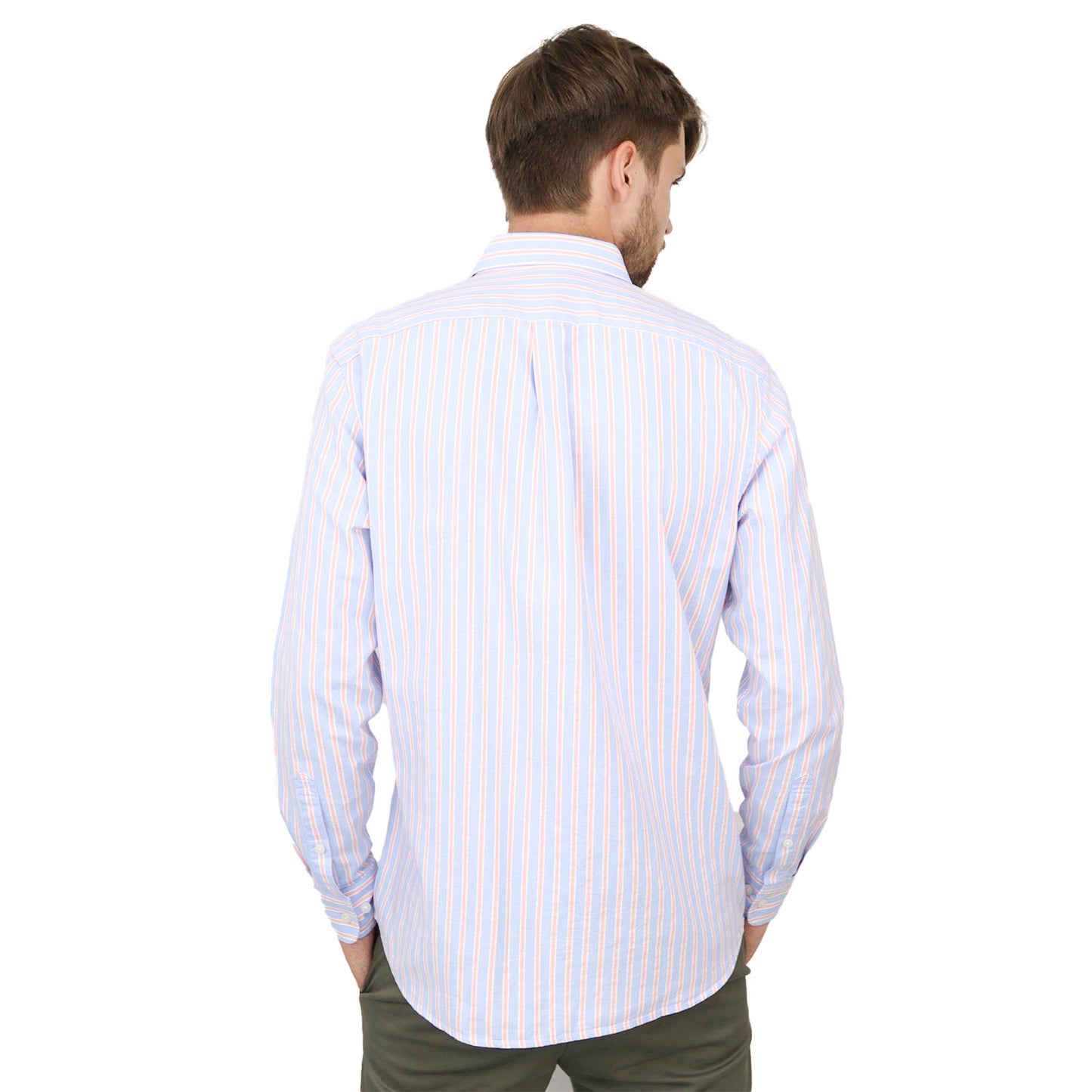 Men's Shirt With Small Lion Embroidery