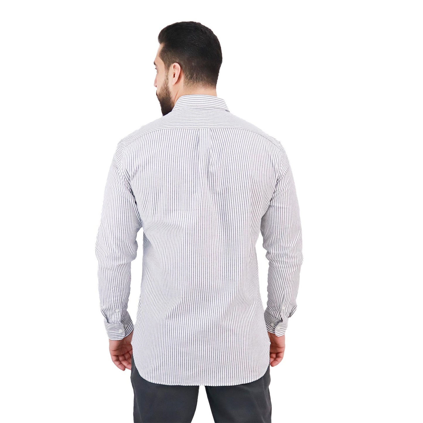 Men's Shirt With Small Lion Embroidery