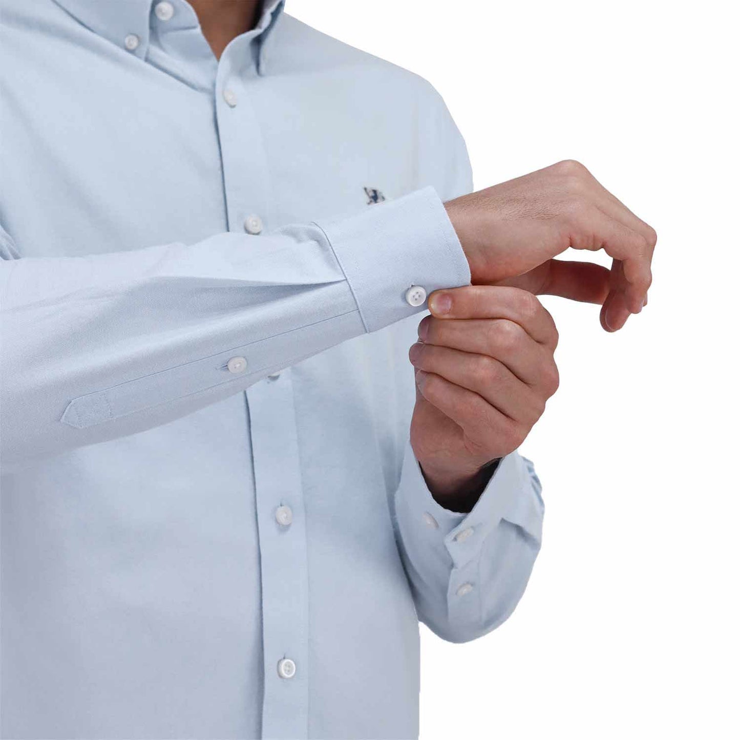 Men's Shirt With Small Lion Embroidery