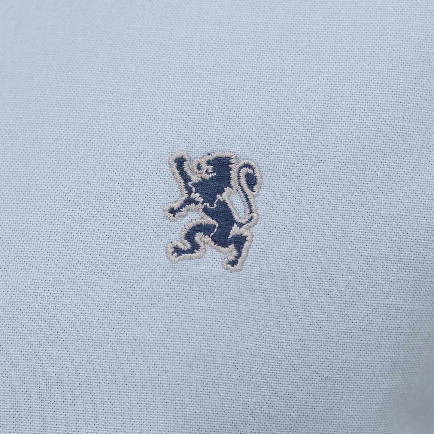 Men's Shirt With Small Lion Embroidery
