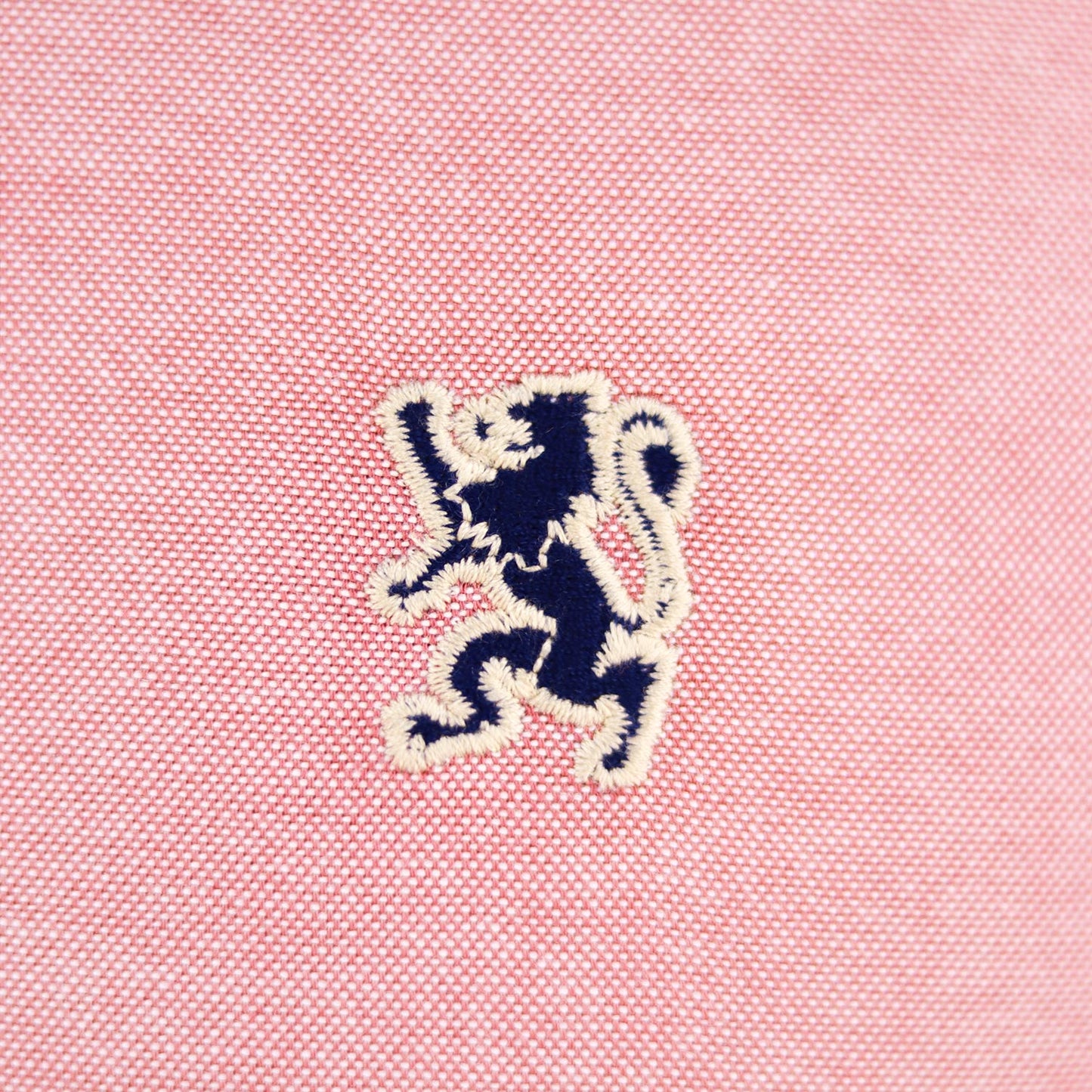 Men's Shirt With Small Lion Embroidery