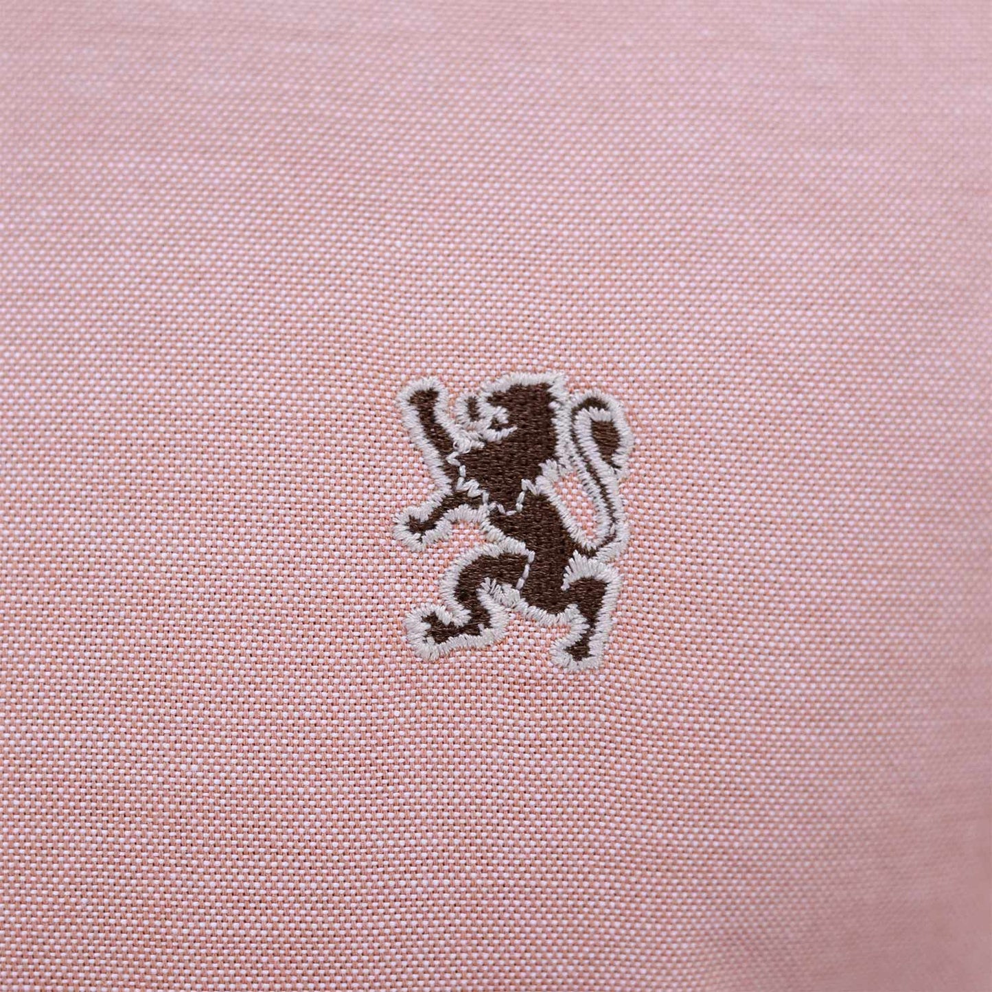 Men's Shirt With Small Lion Embroidery