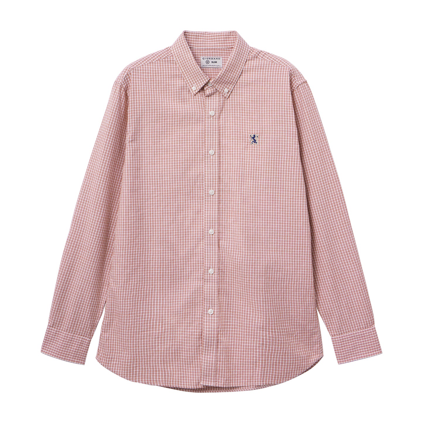 Men's Shirt With Small Lion Embroidery