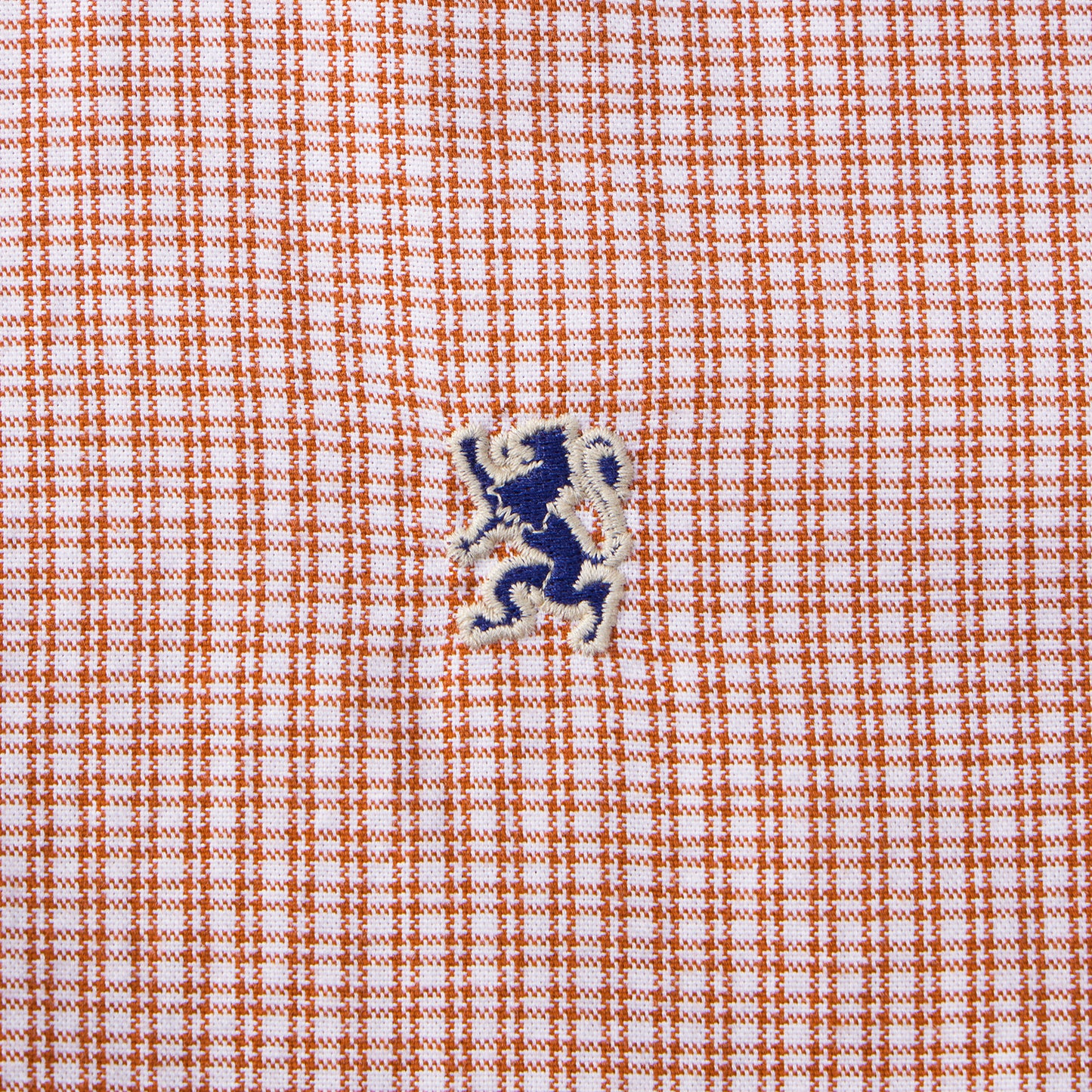 Men's Shirt With Small Lion Embroidery