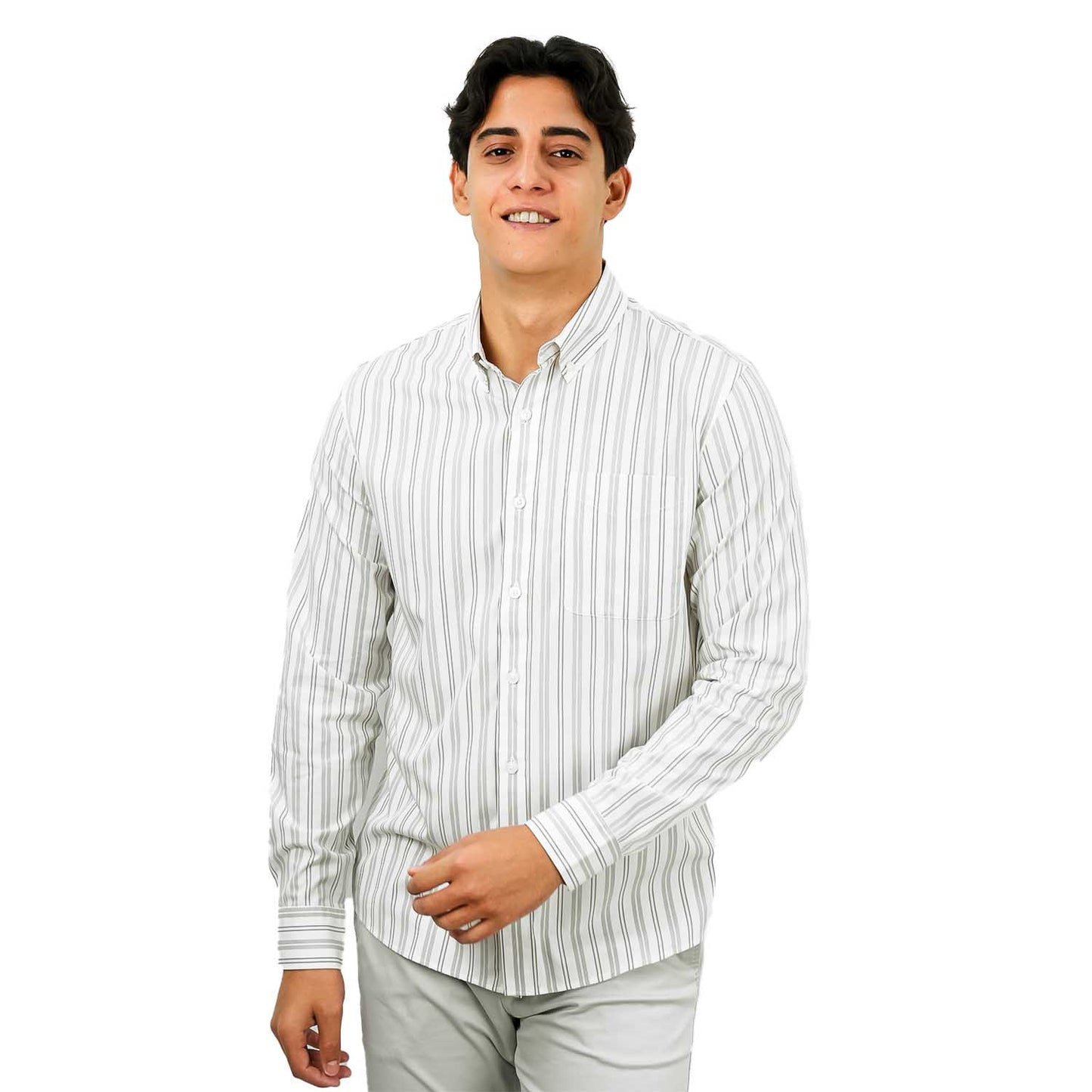 Men's Bamboo Blend Twill Shirt | Slim Fit, Cool Comfort