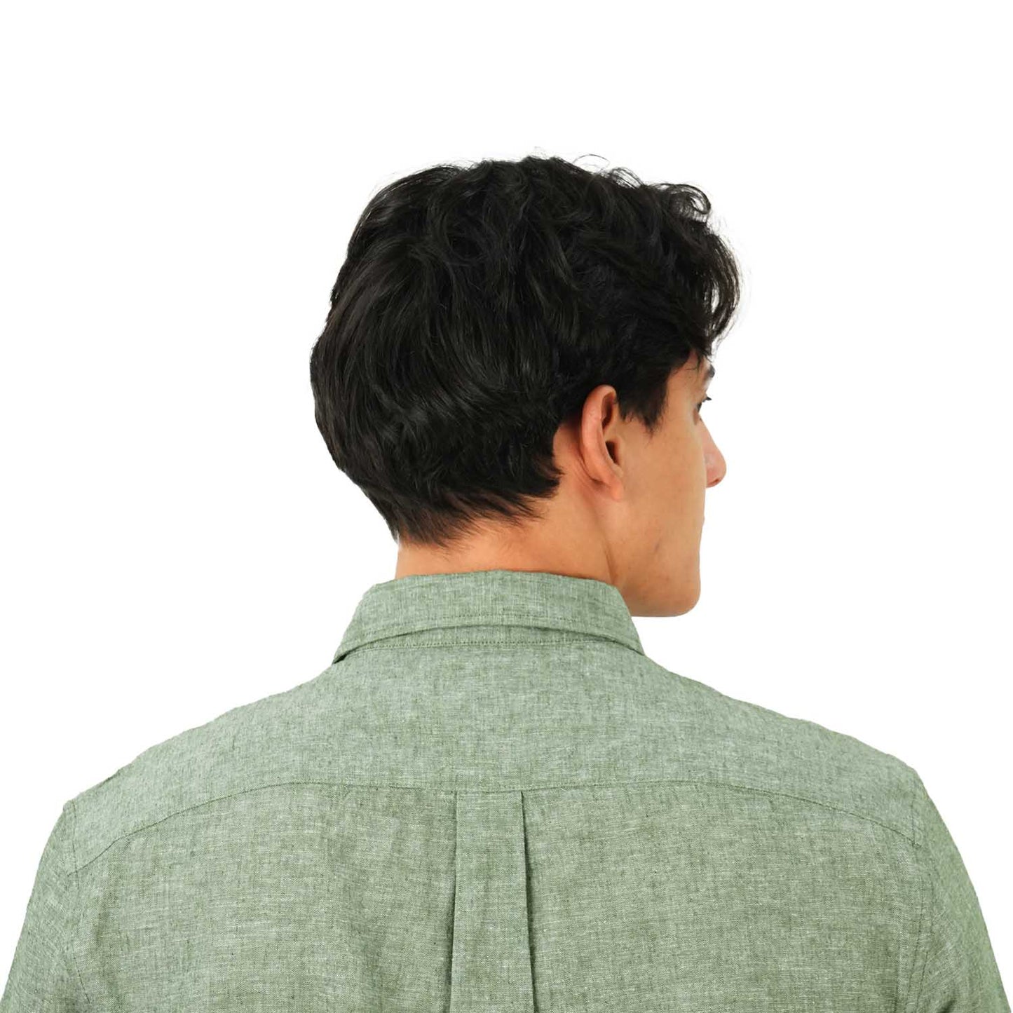Men's Linen Cotton Poplin Short Sleeve Shirt