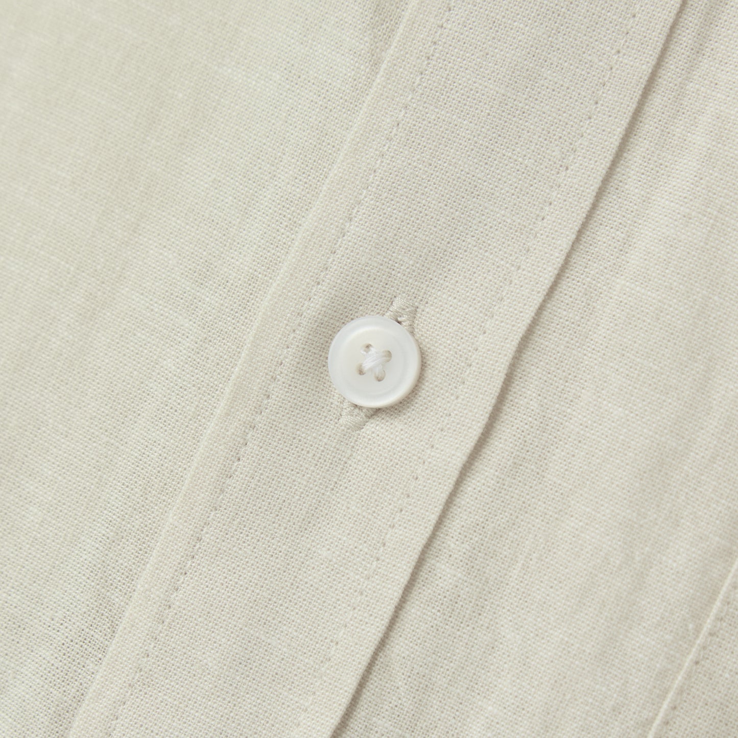 Men's Linen Cotton Poplin Short Sleeve Shirt
