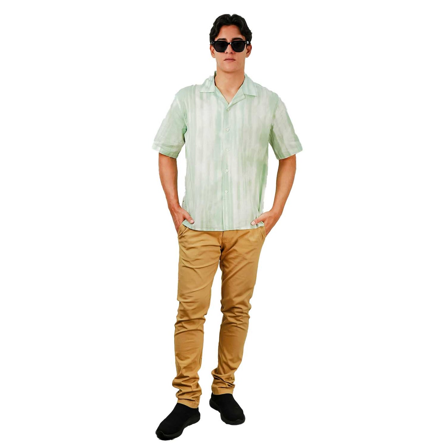 Men's Linen Cotton Poplin Shirt: Relaxed Fit, Breathable & Stylish