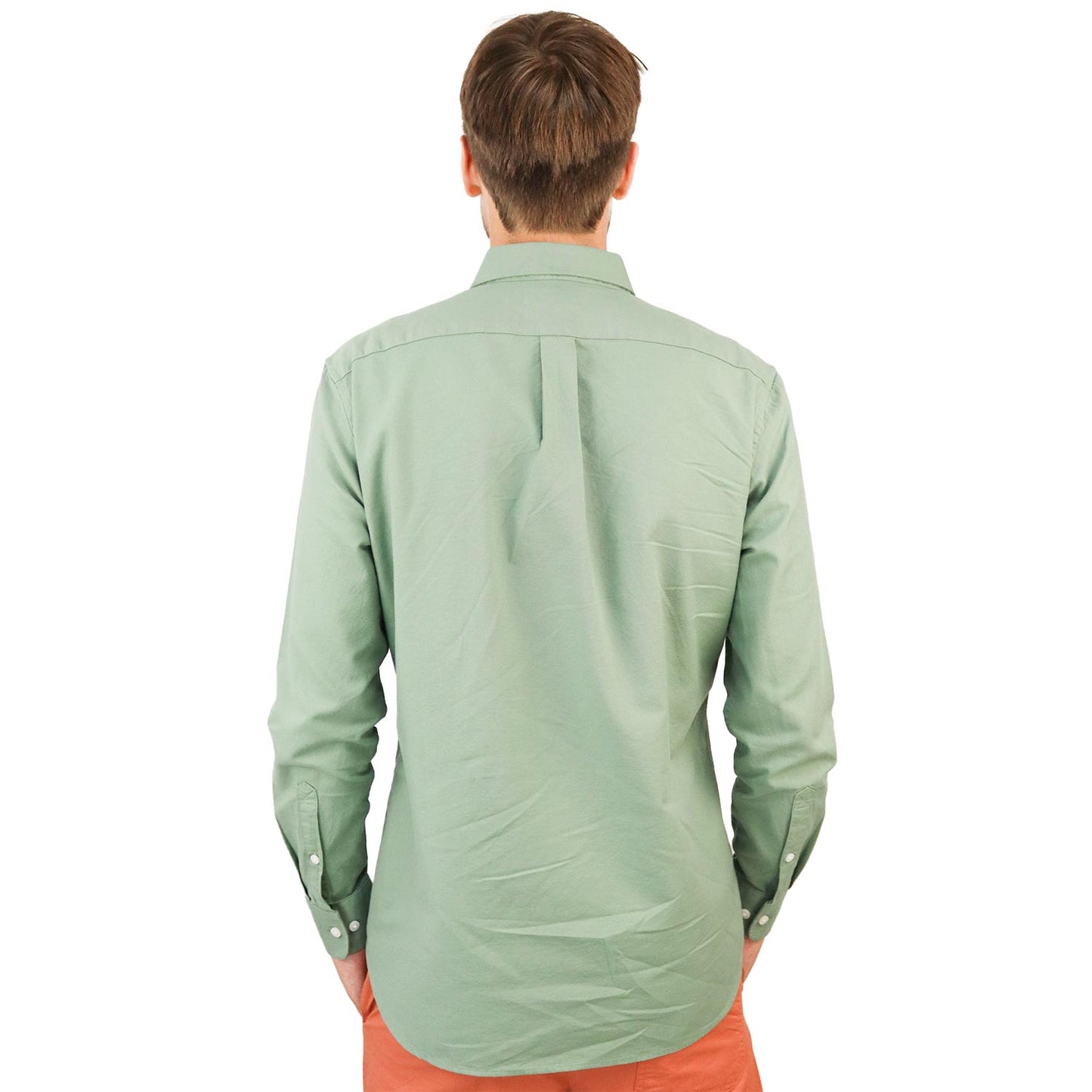 Men's Wrinkle Free Cotton Oxford Short Sleeve Shirt