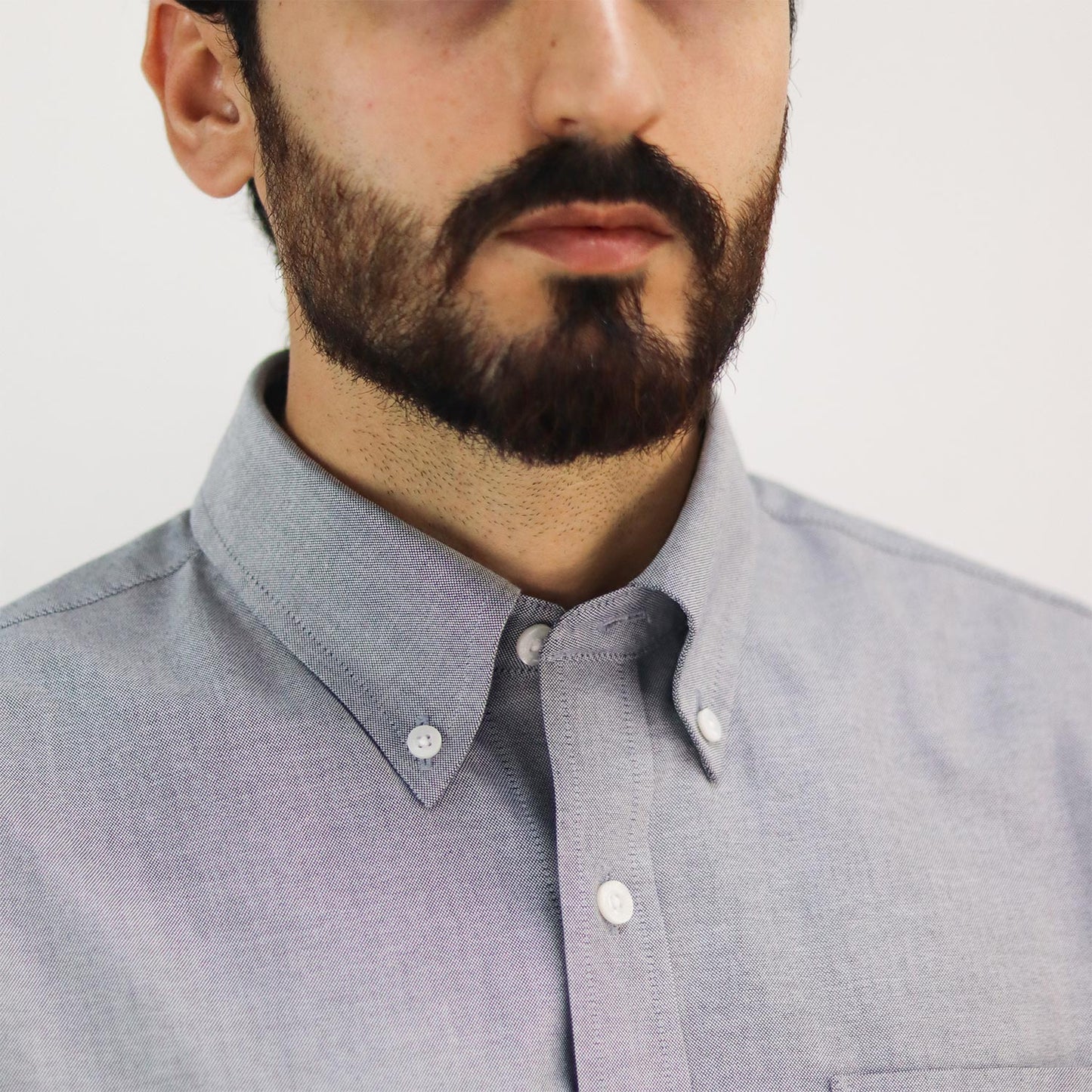 Men's Wrinkle Free Cotton Oxford Short Sleeve Shirt