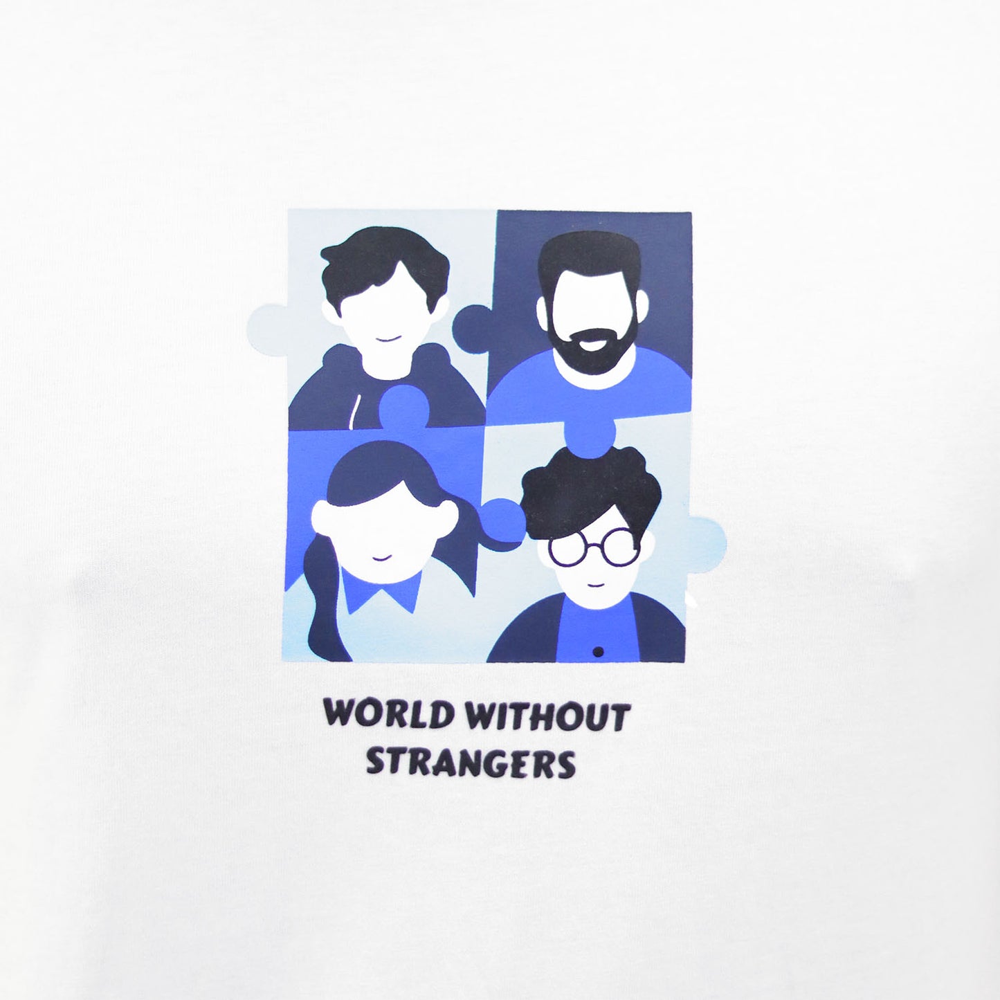Men's Cotton Jersey Crewneck Short Sleeve Slim Fit Wws Print Tee