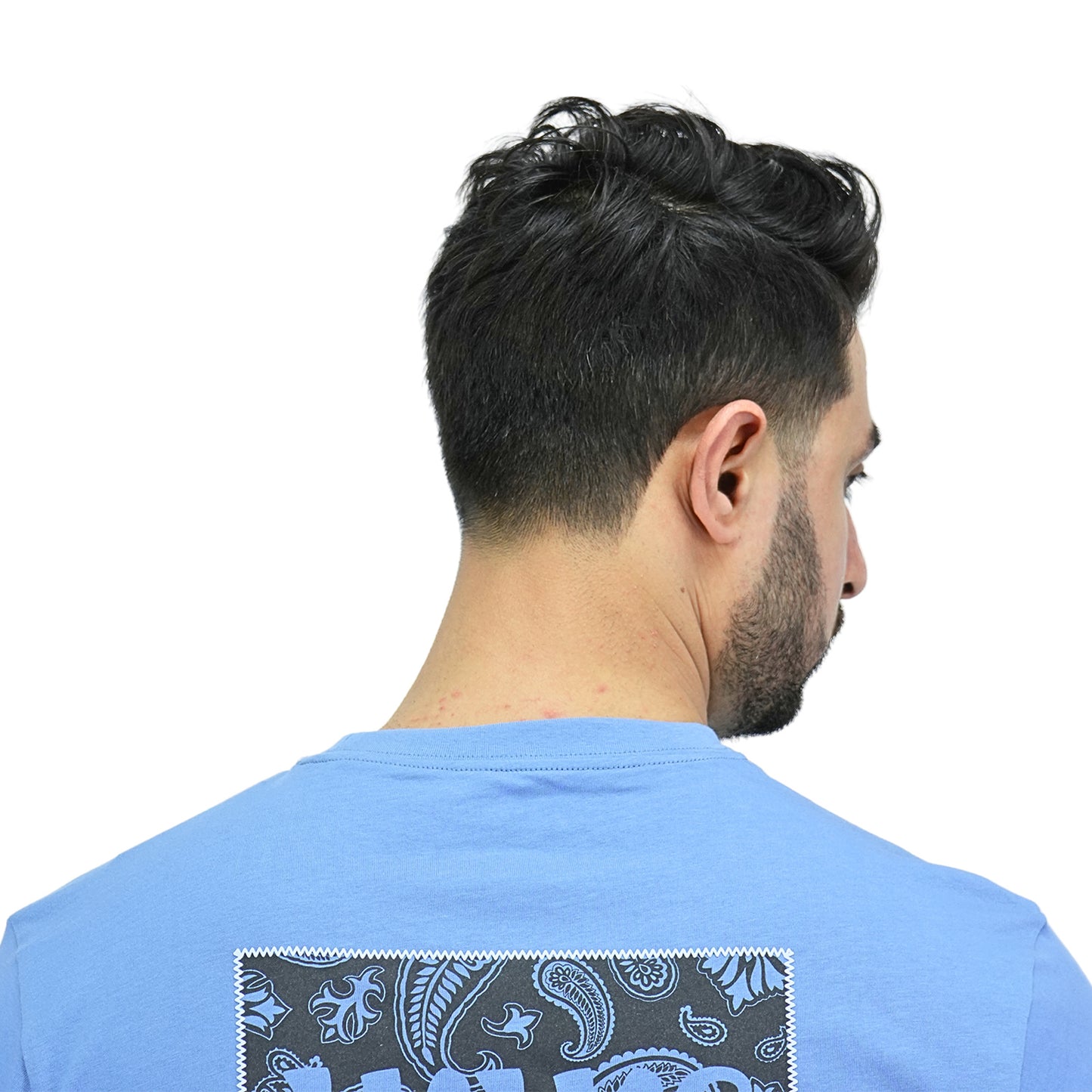 Men's Cotton Jersey Crewneck Short Sleeve Slim Fit Wws Print Tee