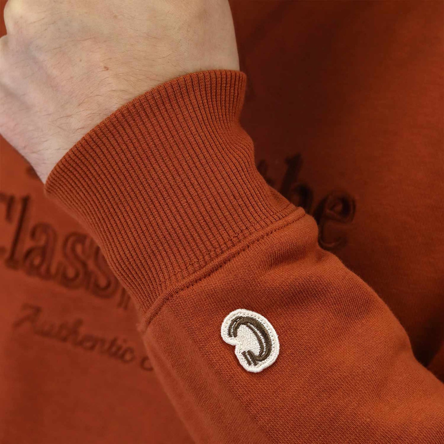 Men's Classic French Terry Crew Neck Long Sleeve Relaxed Fit Print Sweatshirt