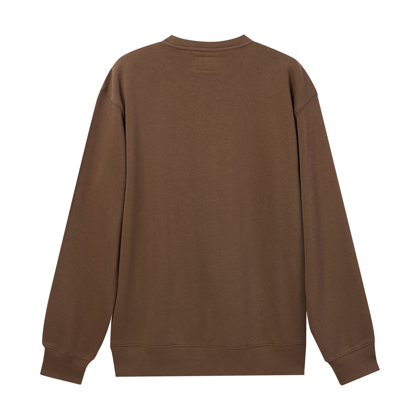 Men's Classic French Terry Crew Neck Long Sleeve Relaxed Fit Print Sweatshirt